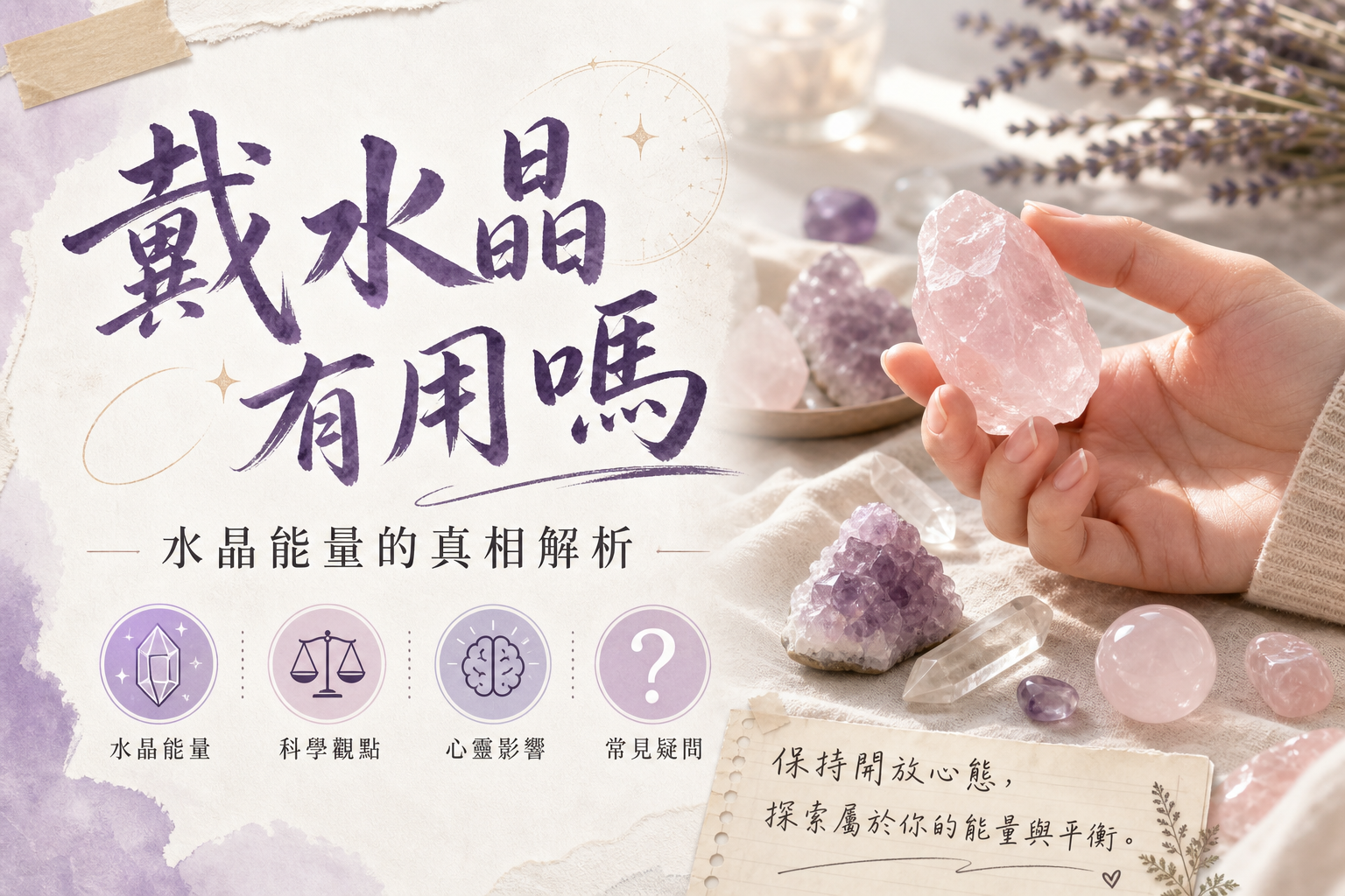 戴水晶有用嗎