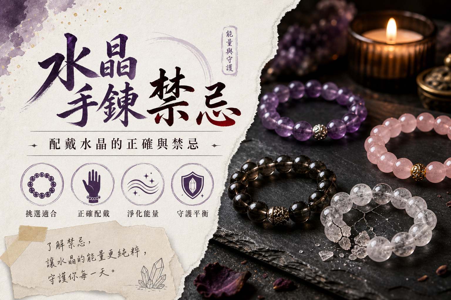 水晶手鍊禁忌