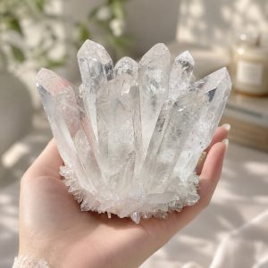 白水晶簇
